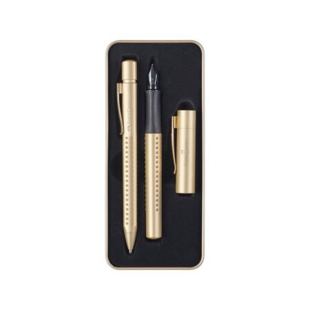 Set Faber Castell Grip edition hemijska olovka+naliv pero M gold 201625