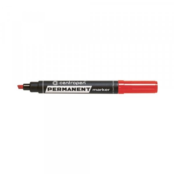 Permanent Marker CENTROPEN 8576 2mm kosi vrh crveni