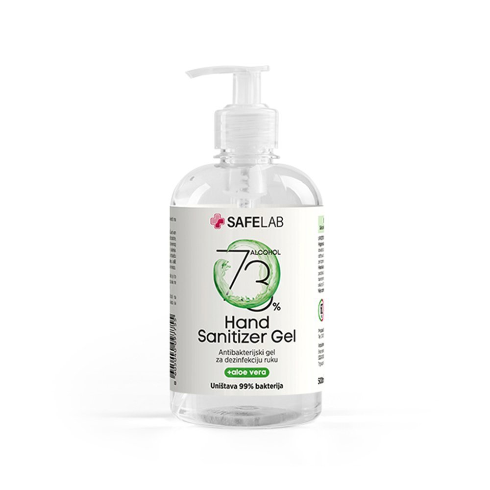 Gel za suvo pranje ruku i dezinfekciju Safelab 500ml