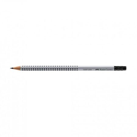 Grafitna olovka Faber Castel GRIP HB sa gumicom siva 117200 (12605)