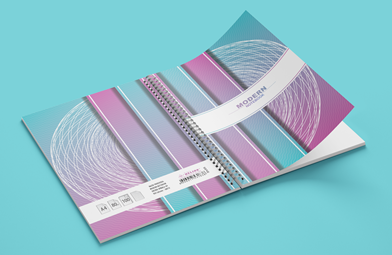 Sveska A4 Modern notebook spirala sk 100l (HL)