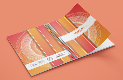 Sveska A6 Modern nootebook spirala sk 100l (HL)