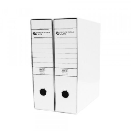 Registrator A4 sa metalnim ojačanjem plastificiran beli široki