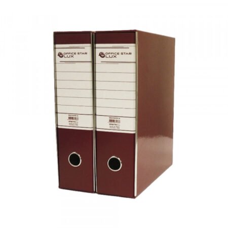 Registrator A4 sa metalnim ojačanjem plastificiran bordo široki