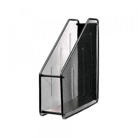 Polica za dokumenta uspravna žičana crna