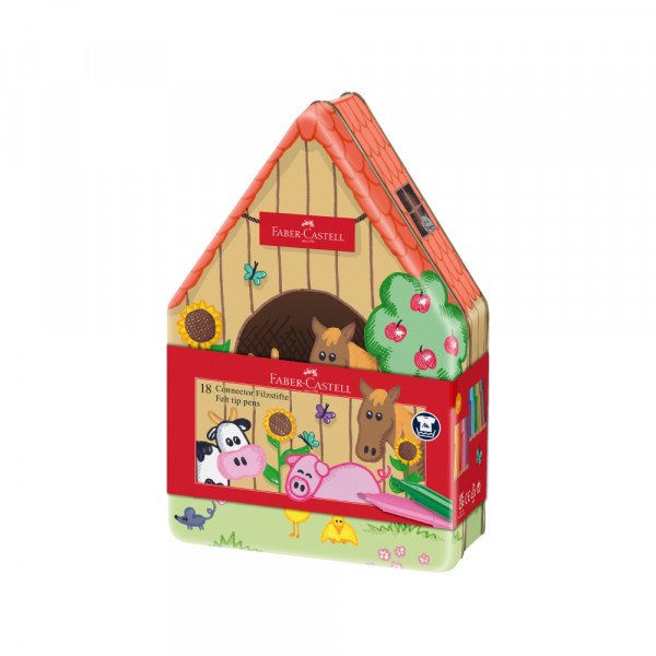 Flomaster set Faber Castell 1/18 Connector Farma 155539