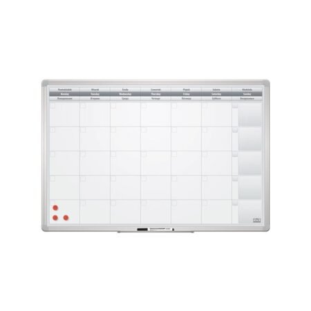 Planer tabla 2x3 TP004, mesečna 60x90cm alu ram