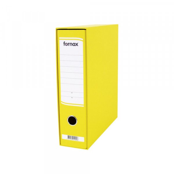 Registrator FORNAX A4 sa kutijom žuti 14585