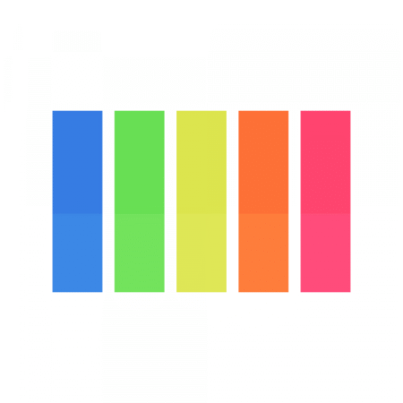 Indeksi page marker pravougaoni pvc 12mm x 44mm /5x25 kom/