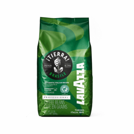 Kafa u zrnu Lavazza Tierra Brazil 70%Arabica 30%Robusta 1kg zelena