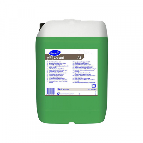 Sredstvo za ispiranje posuđa i čaša Diversey Suma Crystal A8, 20 litara 7010142