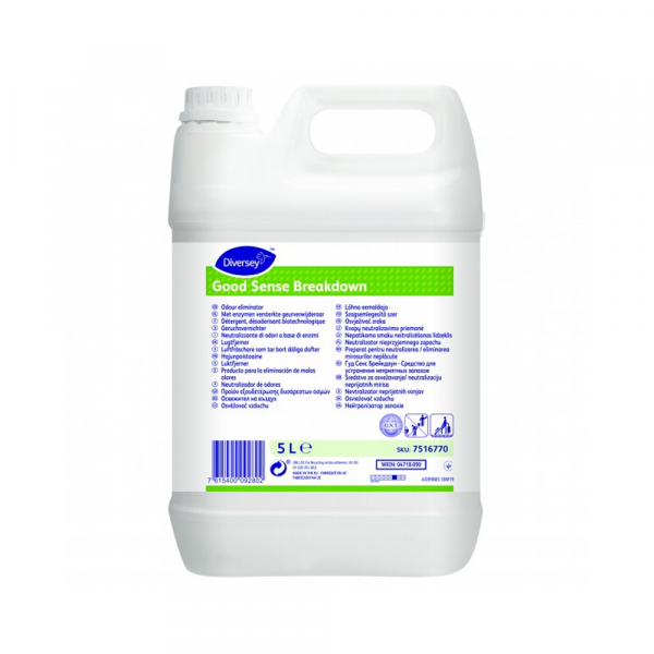 Sredstvo za uklanjanje neprijatnih mirisa Diversey Good Sense Breakdown 5 lit. 7516770