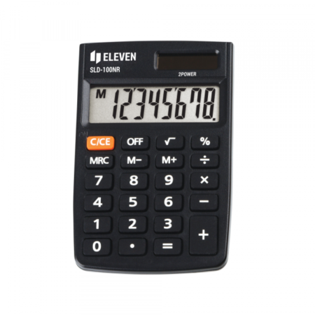 Kalkulator Eleven SLD 100 NR,džepni 8 cifara