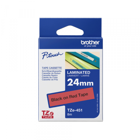 TZe-451 crna na crveno 24mm