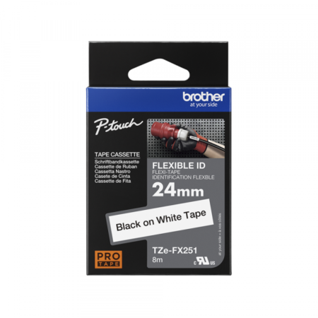 TZeFX-251 crna na belo 24mm