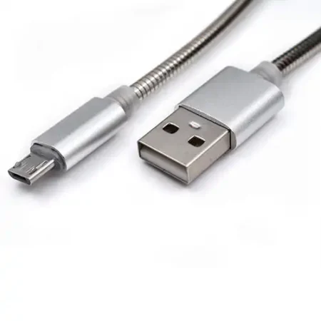 Mikro USB kabl metalni 1m MAB-K010 Silver