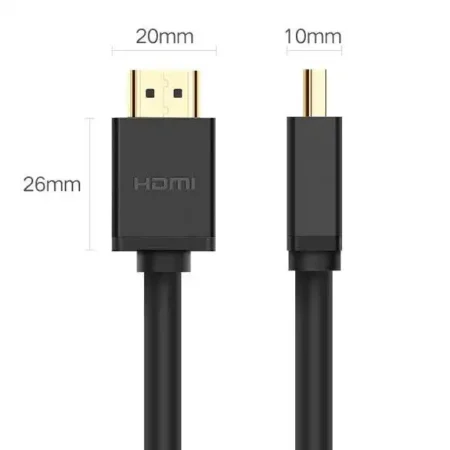 UGREEN HD104 HDMI kabl v1.4 4K 30Hz crni 3m