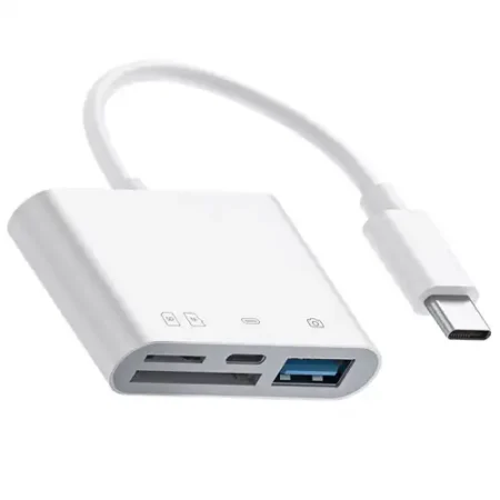 Kettz Tip C čitač kartica 4in1 1*USB3.0+1*TF+1*SD+1*TIP C