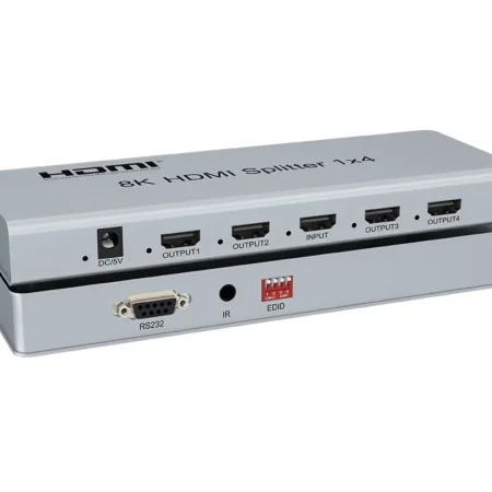 Kettz KT-HSP1408 8K – 60Hz 1 IN x 4 OUT 40Gbps Hdmi spliter