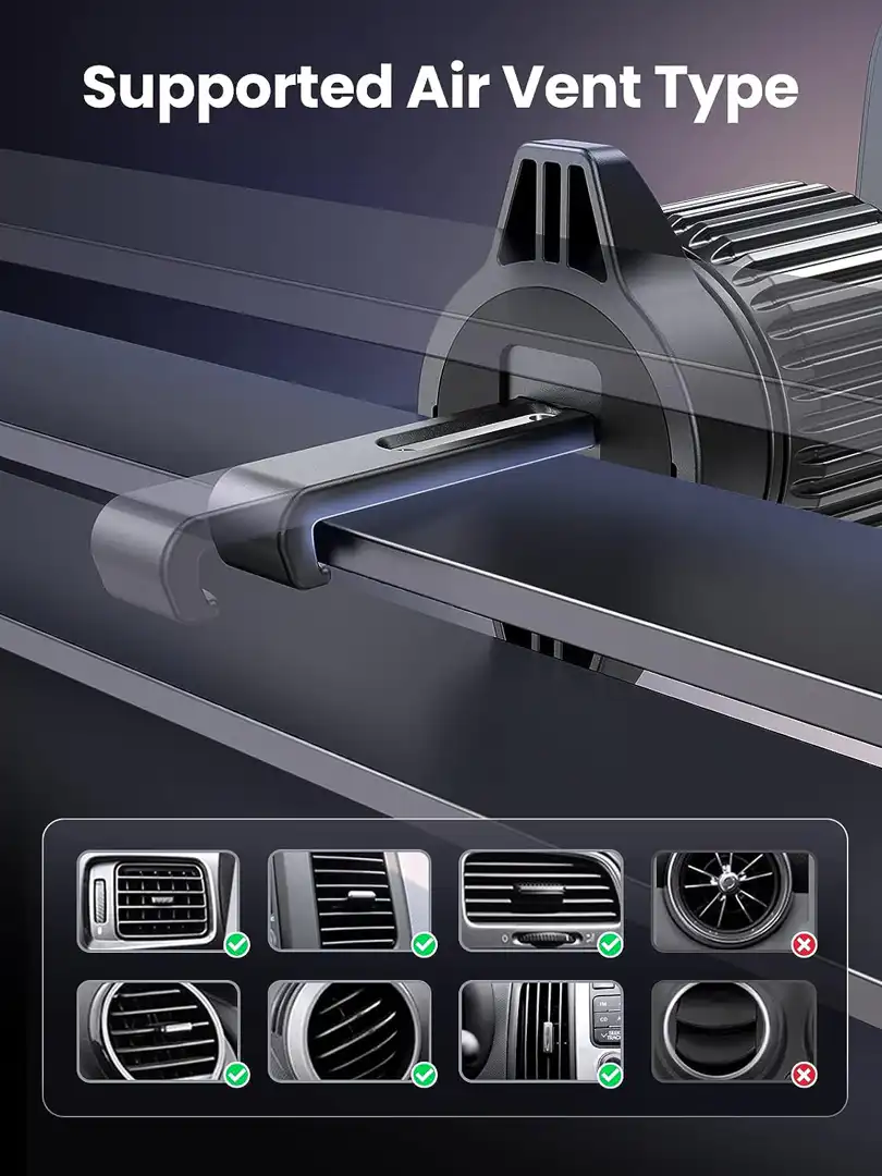 UGREEN CD345 Držač za Mobilni sa Bežičnim punjačem 15W