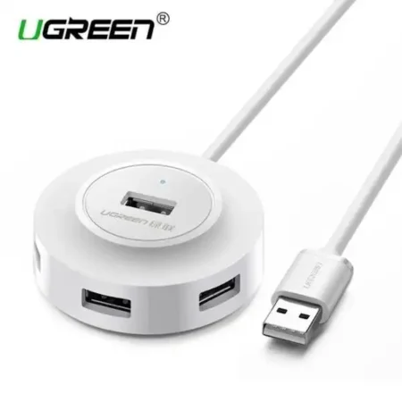 UGREEN CR106 USB 2.0 Hub 14 1m beli