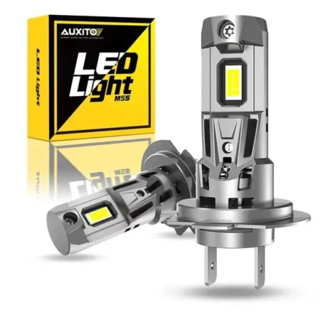 AUXITO LED H7 Auto sijalice 1:1 sa Turbo Hlađenjem 6500K DD-M5S-H7 Set 2 kom