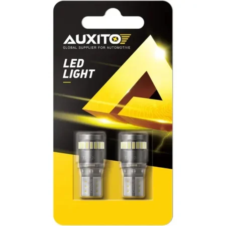 AUXITO T10 LED Sijalice 12V 2 kom belo svetlo – Model T10-24H-Black-W2
