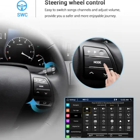 Kettz multimedija KT-AR1900 9 1DIN 4 + 64GB DSP DAB Car Play