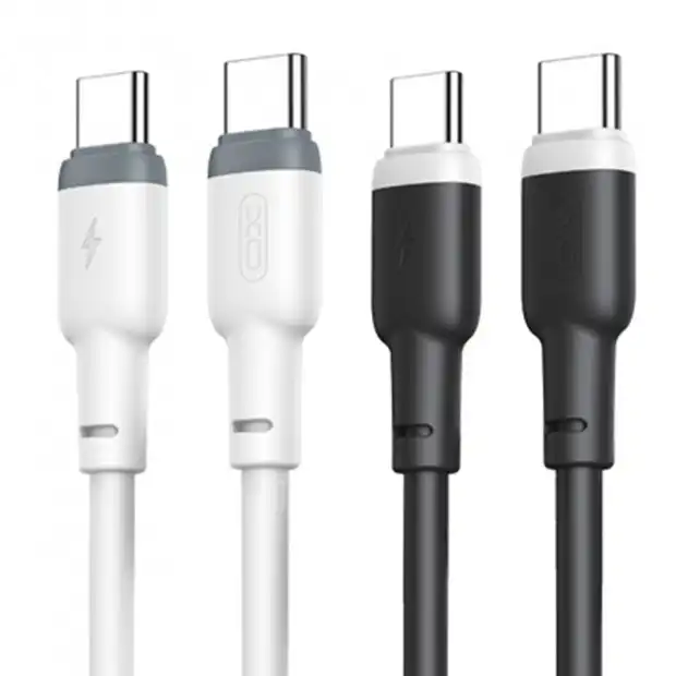 XO Silikonski data kabl NB208B Type-C na Type-C 60W