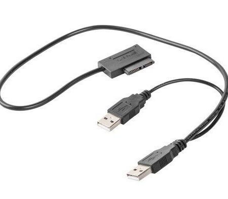 A-USATA-01 Gembird External USB to SATA adapter for Slim SATA SSD, DVD