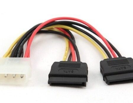 CC-SATA-PSY-0.3M Gembird 2 xSerial ATA power supply kabl flat 30cm