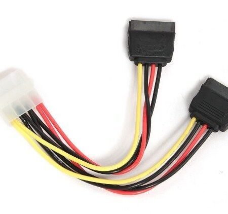 CC-SATA-PSY-0.3M Gembird 2 xSerial ATA power supply kabl flat 30cm