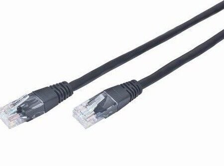 PP12-0.5M/BK Gembird Mrezni kabl, CAT5e UTP Patch cord 0.5m black