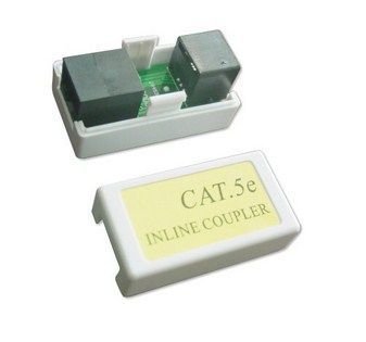 NCA-LC5E-001 Gembird Cat.5E LAN coupler white Spojnica za kabl RJ-45 (alt. TA-350)