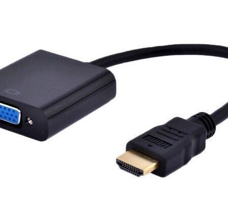 A-HDMI-VGA-06 ** Gembird  HDMI to VGA + AUDIO adapter cable, single port (alt A-HDMI-VGA-03, 439)