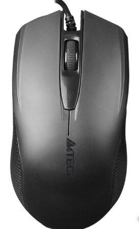 A4-OP-760-UB A4Tech Opticki mis 1000Dpi Black USB 116mm