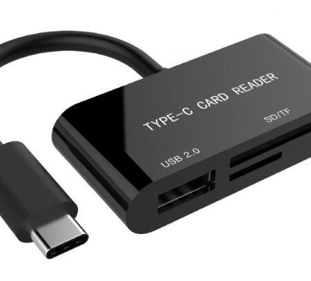 UHB-CR3-02 Gembird USB Type-C SDXC citac kartica za mobilne telefone i tablete