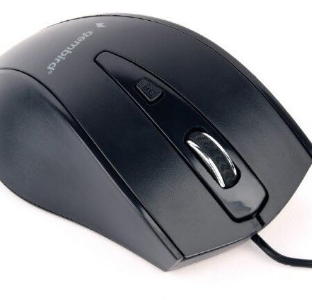 MUS-4B-02 Gembird Opticki mis 800-1200Dpi 4-button black 115mm USB