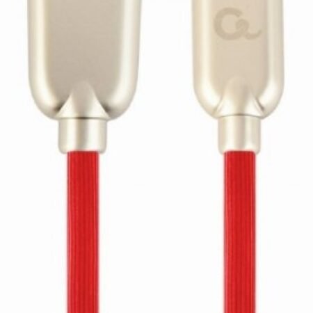CC-USB2R-AMmBM-1M-R Gembird Premium rubber Micro-USB charging and data cable, 1m, red