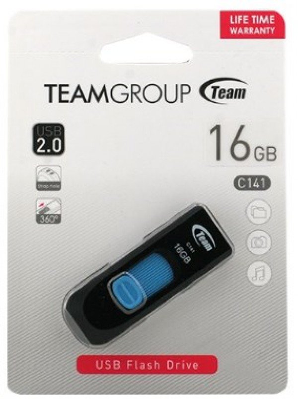 TeamGroup 16GB C141 USB Flash memorija 2.0 BLUE TC14116GL01 - Slika 3