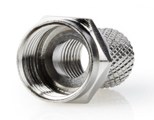 CON-FC-001 ** F muski konektor za RG6 kabl, 6.6mm, Zinc Alloy min.25kom (10,4)