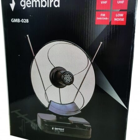 GMB-028 ** Gembird Antena sobna sa pojacalom, UHF/VHF, dobit SADA SA 36dB, diam 31cm, 220v+12V(925)