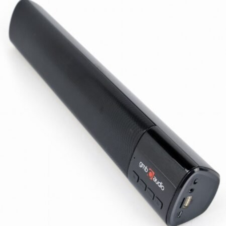 SPK-BT-BAR400-01 Gembird Bluetooth speaker soundbar 2x5W FM, USB, SD, AUX, mikrofon, black