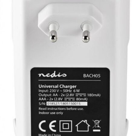 BACH05 Nedis Punjac baterija AA/AAA LED indikator