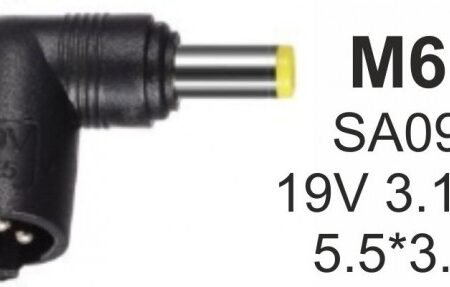 NPC-SA09 (M6) Gembird konektor za punjac 60W-19V-3.16A, 5.5x3.0mm PIN