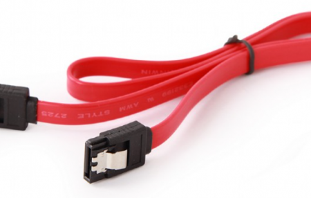 CC-SATAM-DATA Gembird Metal clips, Serial ATA data kabl flat 0.5m A