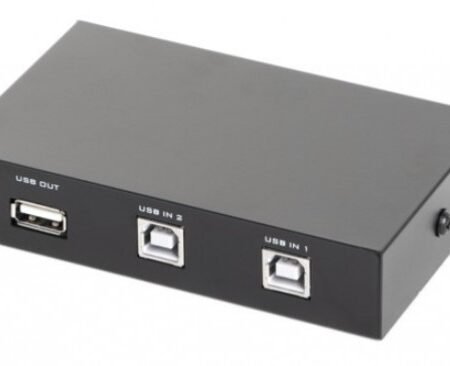 DSU-21 Gembird 2 port manual USB switch