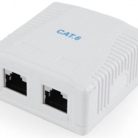 NCAC-2F6-01 Gembird CAT6 FTP 2-port kutija za površinsku montažu za RJ45
