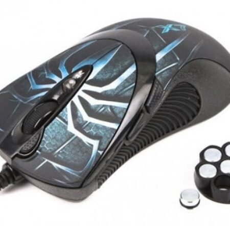 A4-XL-747H A4Tech Gejmerski anti vibrate LASERSKI mis 1000Hz/100-3600Dpi, sa tegovima, USB 123mm