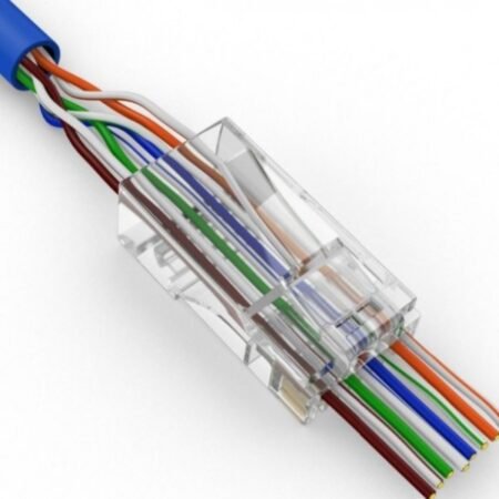 LC-PTF-01/100 CAT6 LAN UTP kategorije 6 EZ PROLAZNI KONEKTOR PNP88FZv2-R RJ45 (100 komada pakovanje)